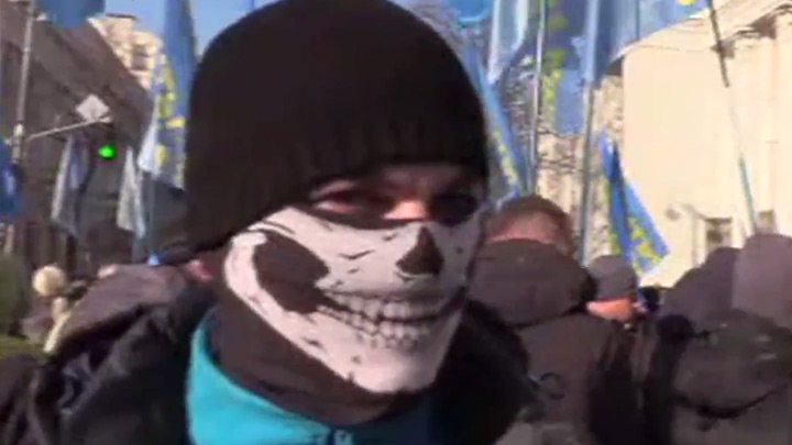 Прямая онлайн трансляция акций протеста в Киеве
